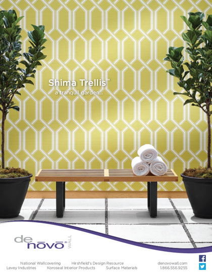 Advertisement design photography for DeNovo Wall's Shima Trellis