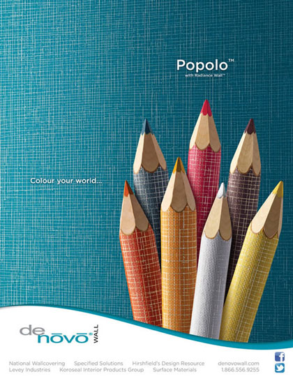 Graphic design full page magazine advertisement